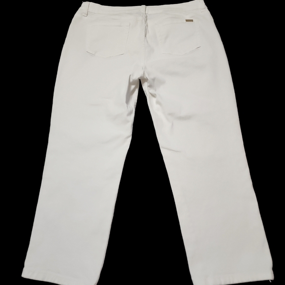 Jlo white Capri pants 14P women's - Picture 6 of 8